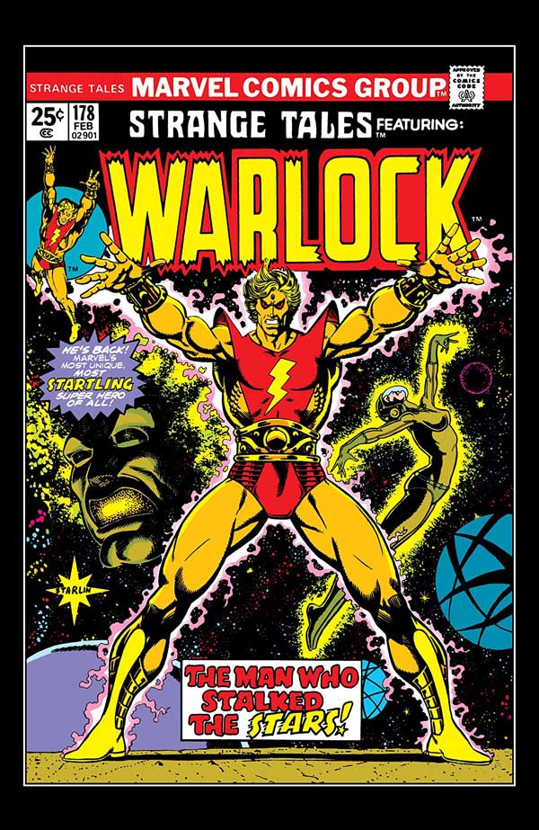 Strange Tales #178 - Who is Adam Warlock? released by Marvel on February 1975