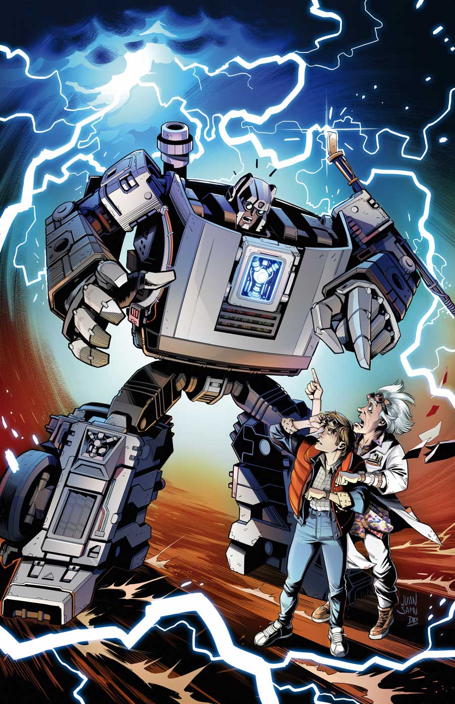 Transformers / Back to the Future Comic Book Crossover Debuts from IDW Publishing