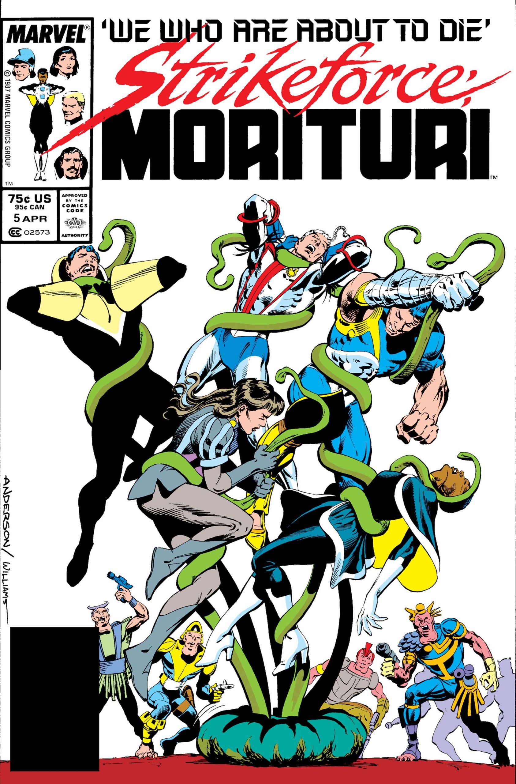 Strikeforce: Morituri #5 - Healing released by Marvel on April 1, 1987