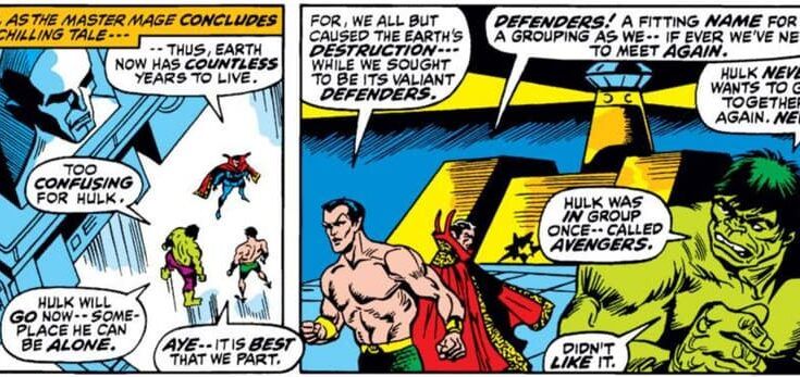 The Defenders Marvel Feature #1