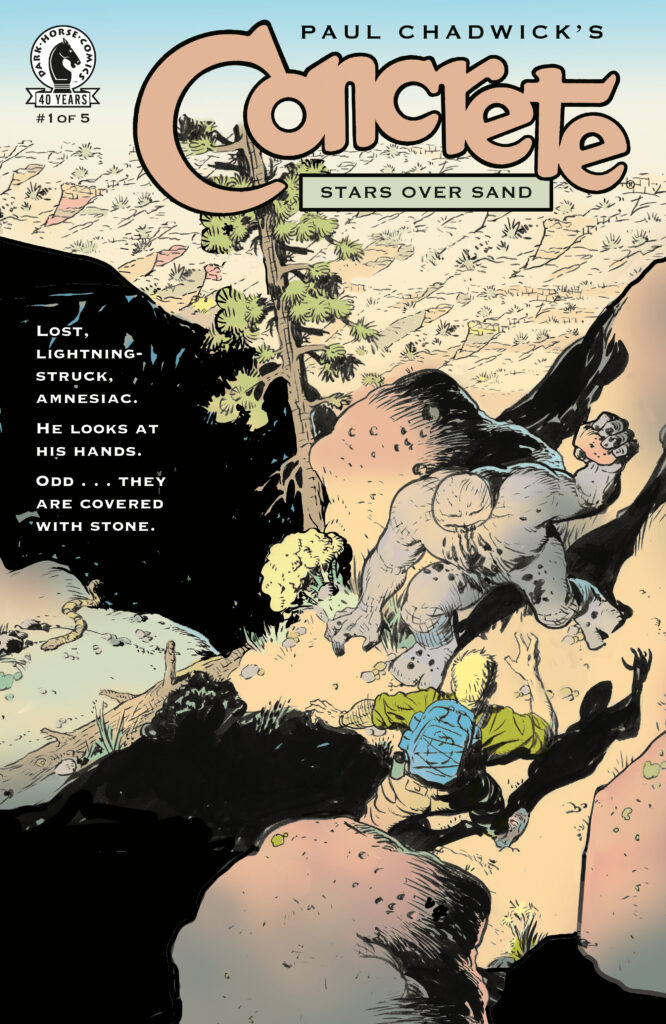 Concrete: Stars Over Sand #1 Cover by Paul Chadwick