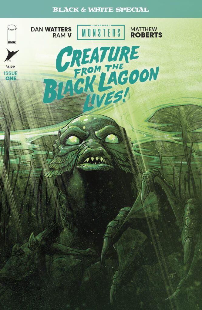 Creature From the Black Lagoon Lives Black and White Special #1 Cover