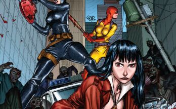 Die!namite: Blood Red #5 comic cover by EJ Su