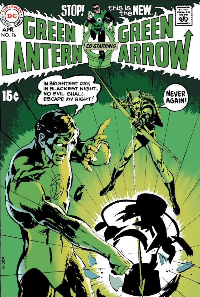 Green Lantern/Green Arrow #76 Classic Neal Adams Cover