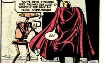 L-Ron and Manga Khan in Justice League International #14"