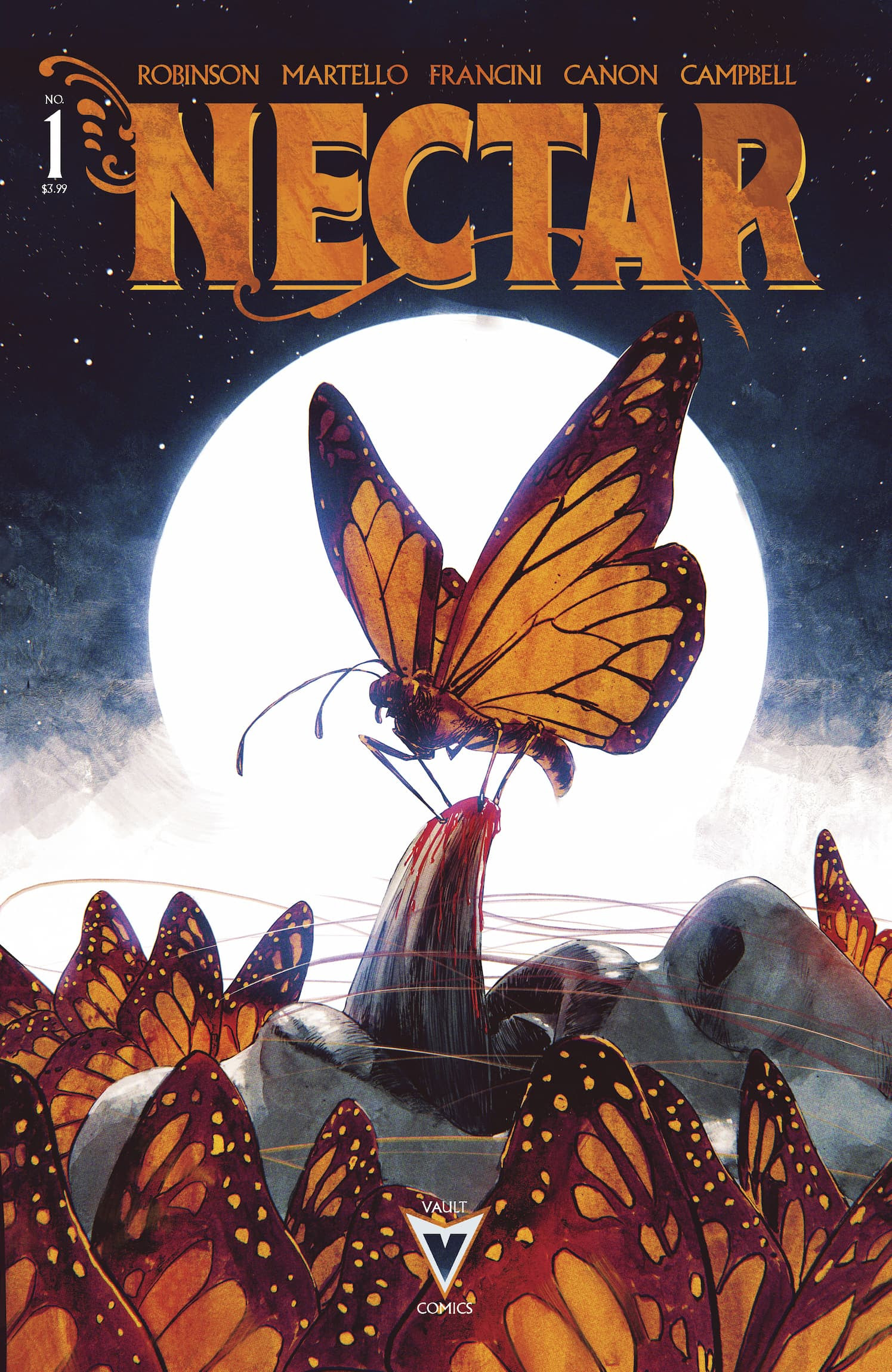 NECTAR #1 Review: Vault Comics’ Blood-Sucking Butterfly Horror