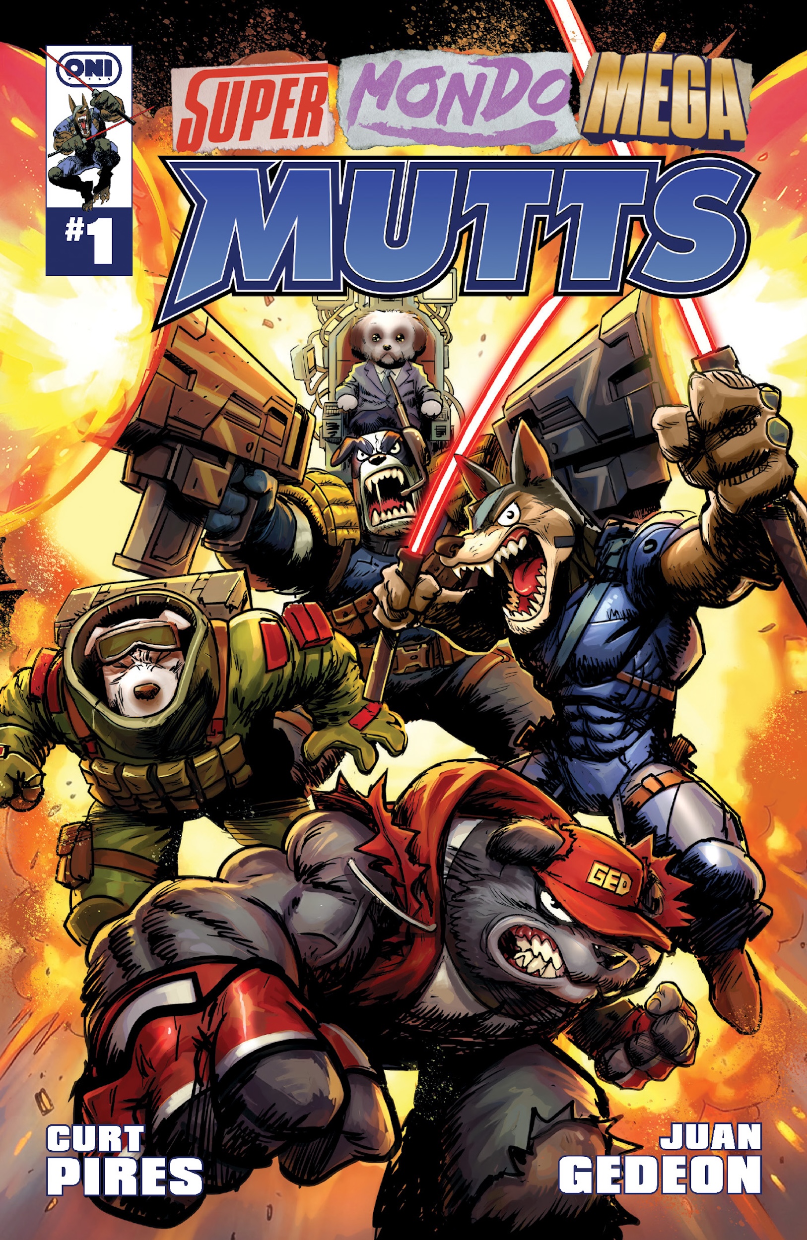 SUPER MONDO MEGA MUTTS #1 Press Release: Oni Press Dogs of War