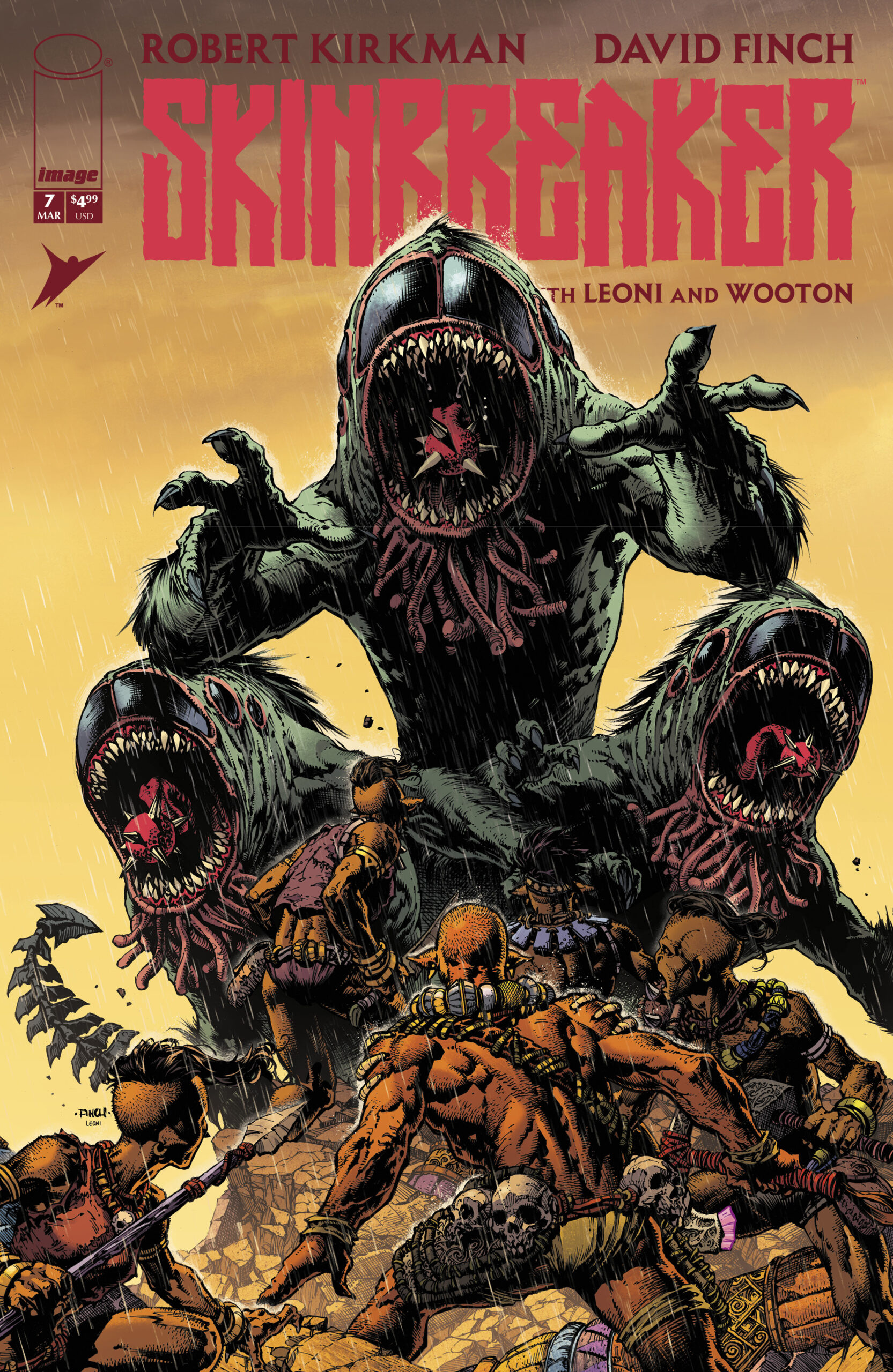 Skinbreaker #7 First Look: Kirkman and Finch’s Action Epic