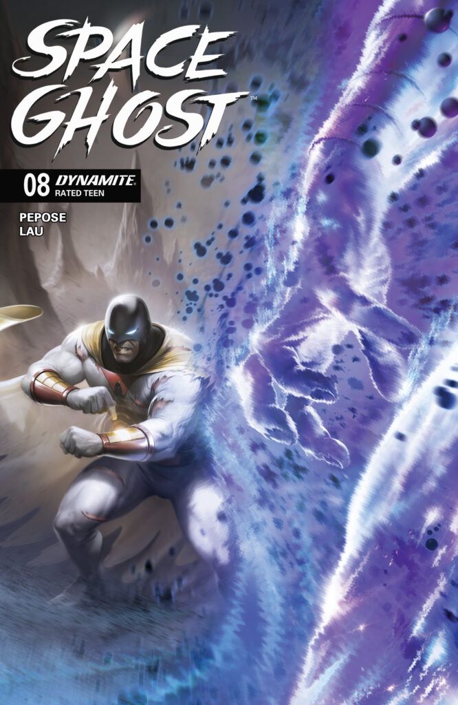 Space Ghost #8 comic cover by Francesco Mattina