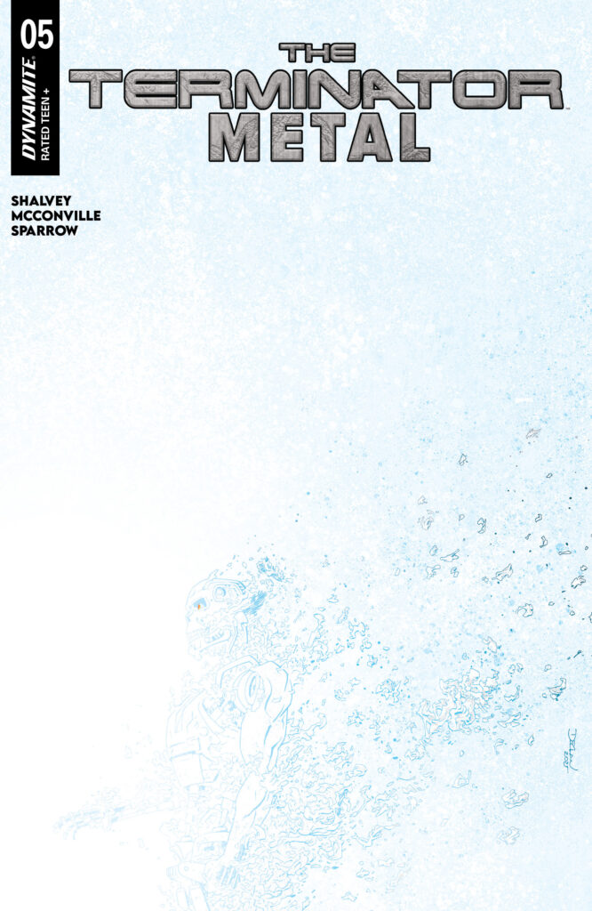 Terminator Metal #5 Comic Cover Declan Shalvey