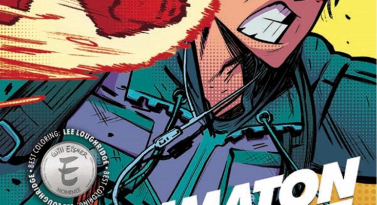 GRAMMATON PUNCH Comic Cover Van Nguyen punching ghosts