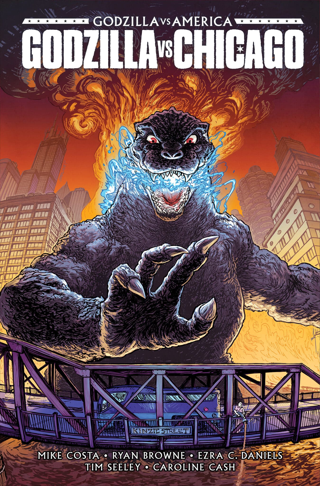 Godzilla Vs. America: Chicago Preview – IDW’s Windy City Kaiju Invasion