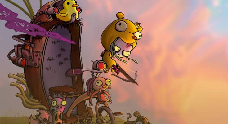 LENORE: BLOOD & MONEY #1 Comic Cover by Roman Dirge