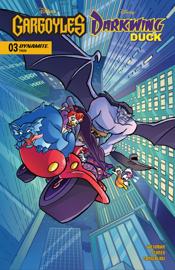 Gargoyles/Darkwing Duck #3 Comic Cover by Tad Stones