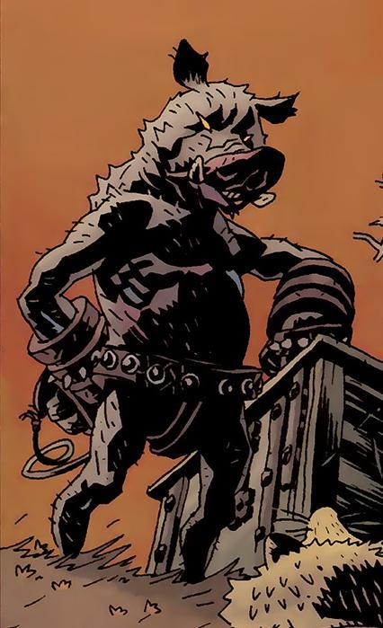 Gruagach Hellboy The Corpse First Appearance Art