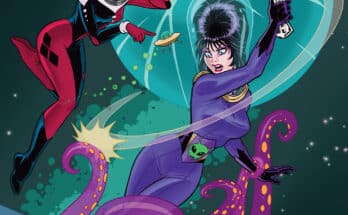 Harley Quinn X Elvira #2 Comic Cover Amanda Conner