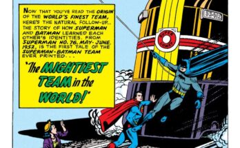 Superman #76 First Batman Team Up Cover Art