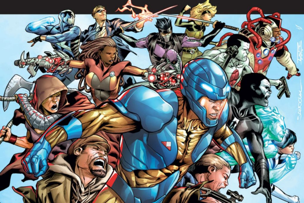 Valiant Comics X-O Manowar and Bloodshot Universe