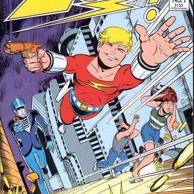 Zot! #1 Comic Cover Scott McCloud First Appearance"